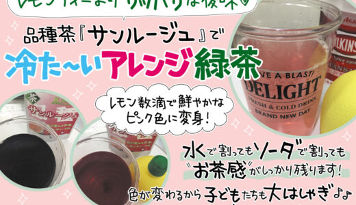【デザイン紹介】手書きPOPでイチオシしたい品種茶「サンルージュ」を紹介♪